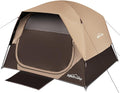 4/6 Person Blackout Camping Tent, Easy Setup Waterproof Family Dome Tent for Camping with Rainfly, Portable Double Layer Large Family Tent for Outdoor Camping&Hiking