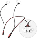 Ultra Strong Magnetic Compatible Airpod Pro Strap Anti-Lost Cord Sports Lanyard Compatible with Airpods 4 3 2 1 Pro 3 2 1, Black with Red