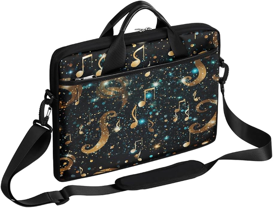 Laptop Shoulder Bag for Women Men, Waterproof Computer Case Messenger Bag Briefcase for Business Office Travel