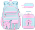 DIGOBAY Backpack for Girls, 3PCS Girls Backpack for School with Lunch Bag Pencil Case, Cute Kids Teens Bookbag for Kindergarten Elementary Preschool Middle School