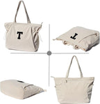 ESVAN Corduroy Yoga Tote Bag Gifts for Women Drawstring Yoga Mat Bag for Office Workout Travel Carryall Pilates Gym