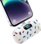 Small Portable Charger for iPhone 5000mAh, PD Fast Charging Power Bank,Mini Battery Pack Portable Phone Charger Travel Essentials for iPhone 14/14 Pro Max/13/13 Pro/12 Pro/11/XS/XR/X/8/7/6/SE Series