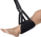 Portable Foot Hammock with Memory Foam, Enhanced Support for Relaxed Feet, Perfect for Long Flights and Desk Use, Comfortable Footrest Sling for Travel and Work
