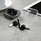 4 Pairs Galaxy Buds3 Ear Hook Cover Grip Tip Anti Slip Wing Accessories Compatible with Samsung Galaxy Buds 3, Black/White 804wb4