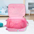 Kids Luggage for Girls, Unicorn Rolling Travel Carry on Suitcase for Toddler Children with Wheels(Pink)