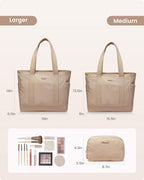 LOVEVOOK Tote Bag for Women,Lightweight Gym Tote Bag with Zipper,Work Tote with Laptop Pocket,Nurse Dance Yoga Bag for Travel