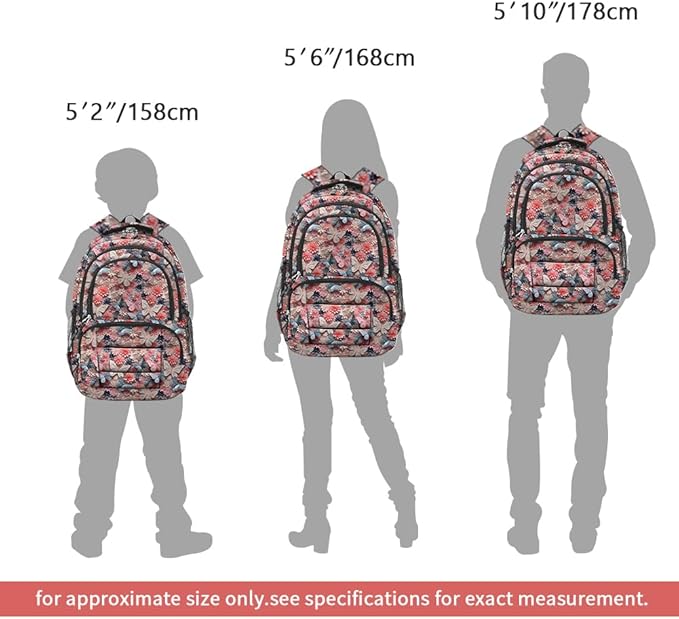 rickyh style School Backpack Travel Bag for Men & Women Lightweight College Back Pack with Laptop Compartmen