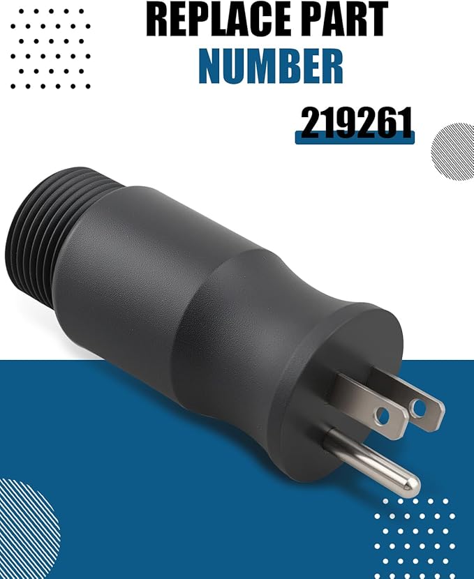219261 Multi-Voltage Adapter Plug Fit for Miller/Hobart Welders/Plasma Cutters 115 Volt 5-15P 4 Pin to 3 Prong Welder Electric Adapter Plug