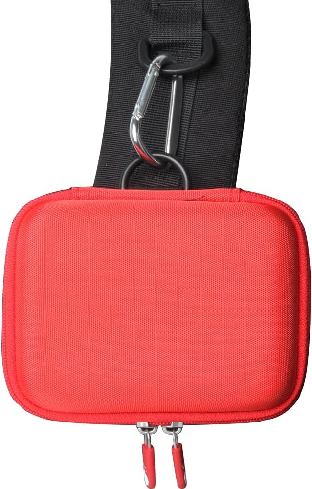 Hermitshell Hard Travel Case for INIU Portable Charger Smaller & Lighter 45W Fast Charging 10000mAh PD Power Bank Battery Pack (Only Case) (Red)