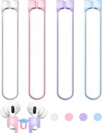 4 Pack Ultra Strong Magnetic AirPod Pro Straps, Anti-Lost Neck Cord for AirPods Pro 3rd,Air Pod 4th, Air Pod Pro 2nd/1st, AirPod 3rd, AirPod 2nd/1st- White+Sky Blue+Pink+Purple