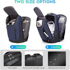 BANGE Business Smart Backpack Waterproof fit 15.6 Inch Laptop Backpack with USB Charging Port,Travel Durable Backpack