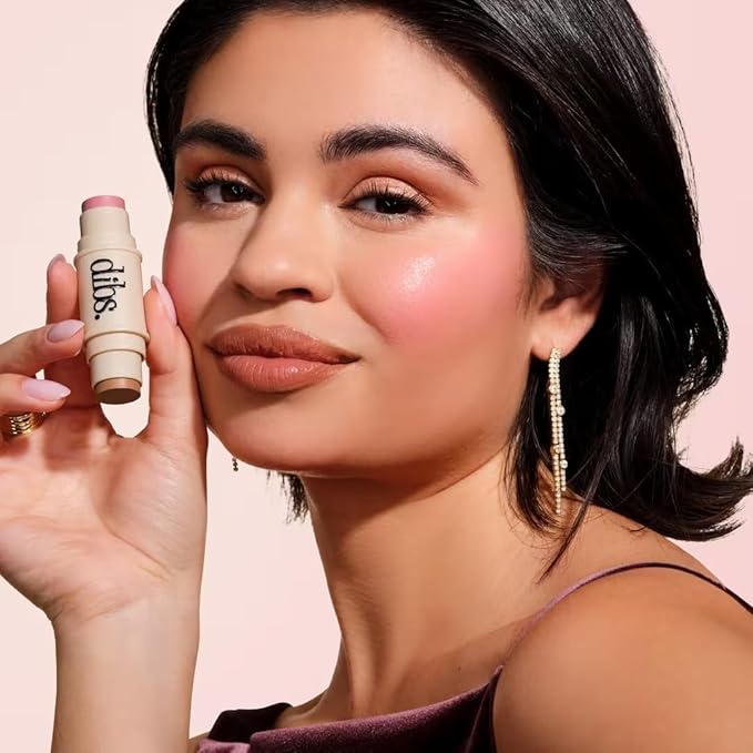 DIBS Beauty On-The-Go Kit | Color: Shade 2, with Mini Desert Island Duo, LoveBeam Setting Spray & Double Standard Primer and Mascara Duo