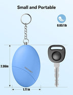 Personal Safety Alarm for Women, 140dB Travel Safe Waterproof Self Defense Keychain, Personal Alarm Loud Siren Safety Keychain for Girls Kids Elderly - 2 Pack