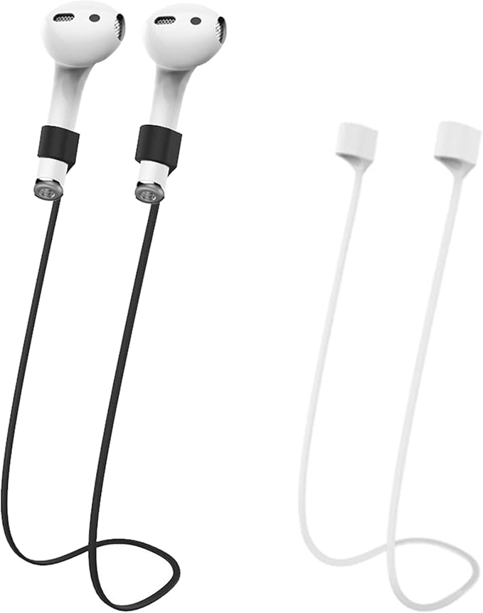 Magnetic Anti-Lost Straps for AirPods,Colorful Soft Silicone Sports Lanyard, Neck Rope Cord
