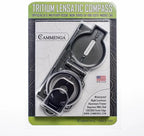 Cammenga Official US Military Tritium Lensatic Compass, Accurate Waterproof Hand Held Compasses with Pouch for Hiking Camping Navigation Survival Backpacking Orienteering