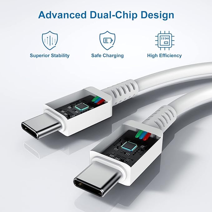 Type C Charger, 2 Pack 25W PD USB C Wall Charger Super Fast Charging Block & 6ft Android Phone Charger Cable for Samsung Galaxy S23 S22 S21 S20 Plus Ultra, Note 20 10 9 8/ S10 S9 S8 Pixel 6 5 4 Pro XL