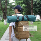 MAGARROW 1.5" Utility Straps with Buckle Adjustable, 4-Pack (Black, 9.5 feet Long)