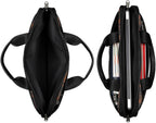 Laptop Shoulder Bag for Women Men, Waterproof Computer Case Messenger Bag Briefcase for Business Office Travel