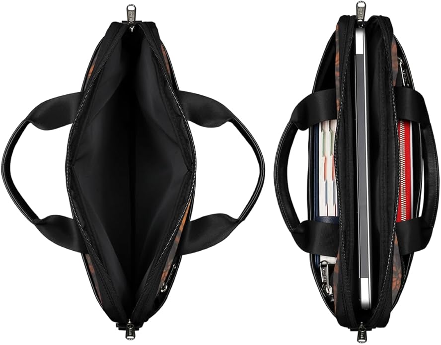 Laptop Shoulder Bag for Women Men, Waterproof Computer Case Messenger Bag Briefcase for Business Office Travel