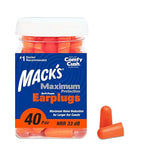Mack’s Maximum Protection Soft Foam Earplugs – 40 Pair, 33 dB Highest NRR – Comfortable Ear Plugs for Sleeping, Snoring, Loud Concerts, Motorcycles and Power Tools | Made in USA