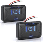 2PCS Gibbab 108W 4 Ports 12V RV USB Switch Outlet, 2 * 36W PD3.0 Type-C + 2 * 18W QC3.0 Quick Charge Panel Wall Mount Car Charger Socket Waterproof Multi-Port Adapter for Marine Truck Boat ATV Bus