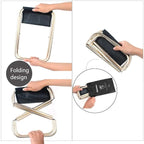 Ultralight Portable Folding Camping Stool for Outdoor Fishing Hiking Backpacking Travelling(XL:13"x14"x15";Large:11.8"x11"x11.4"; Medium:8.3"x9.5"x 11")