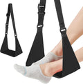 Airplane Footrest, Portable Foot Hammock for Airplane Travel, Adjustable Airplane Foot Rest for Long Flight Bus Train Office, Travel Accessories to Relax Your Feet & Leg