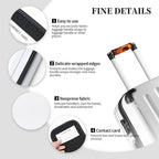 Abstract Fire Basketball 2 Pack Luggage Handle Wrap Set of Neoprene Luggage Tags for Suitcases Bag Strap Wrap Cover Travel Airplane Accessories Covers Markers Sleeve Grips Identifiers Cruise