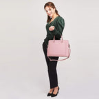 Dasein Laptop Bag for Women 14 Inch Computer Shoulder Bag Large Capacity Messenger Bag Business Office Professional Work Tote