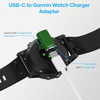 USB C Charging Cable Adapter for Garmin Watch 4-Pack,Type-C Garmin Charger for Approach Golf,Venu 4 3,Vivoactive 6 5 4S,Forerunner 165 55 970 570 965 955 265 255,Tactix,Instinct,Fenix 8 7 6 Pro Solar