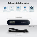 NUTRI FIT Luggage Scale Travel Digital Suitcase Weight Scale Portable Bag Weighing Scale Baggage Weigher, LCD Display 110lb/50kg Electronic Handheld Balance for Packages Airplane Travel Essentials