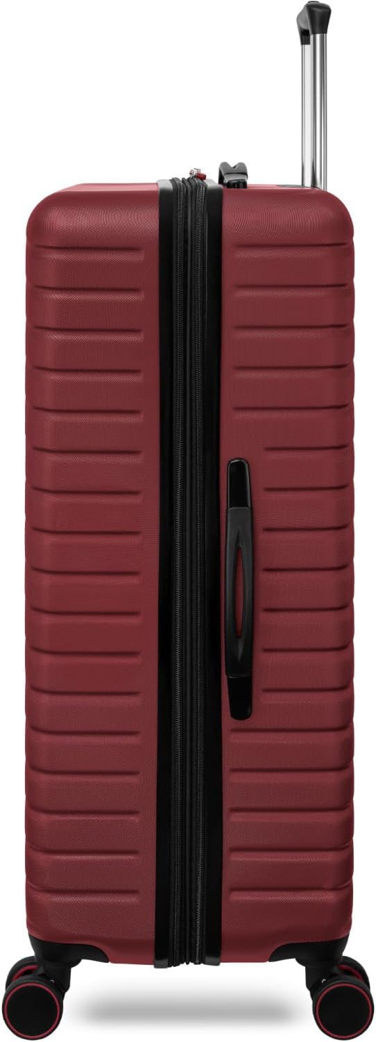 Everest Expandable Hardsided Spinner (Wine, 28-Inch Checked Large)