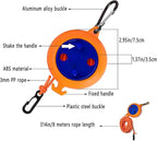 Camping Retractable Clothesline,Adjustable 32ft/10M Camping Clothesline,Portable Travel Clothesline,Outdoor Washing line,Drying Line with 10 Windproof Clothespins
