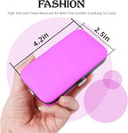 Manicure Set 8 in 1 Nail Clipper Set,RedFlow Nail Clippers,Fingernail & Toenail Clippers,Manicure Tools,Pedicure Tools,Suitable for Travel Manicure Kit,Nail Set Kit with Everything Profe (Purple)