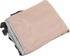 Ergonomic Airplane Hammock Seat Cover with Footrest for Comfortable Travel Portable Outdoor Use Khaki