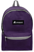 Everest 1045K Basic Backpack, 15", Eggplant Purple