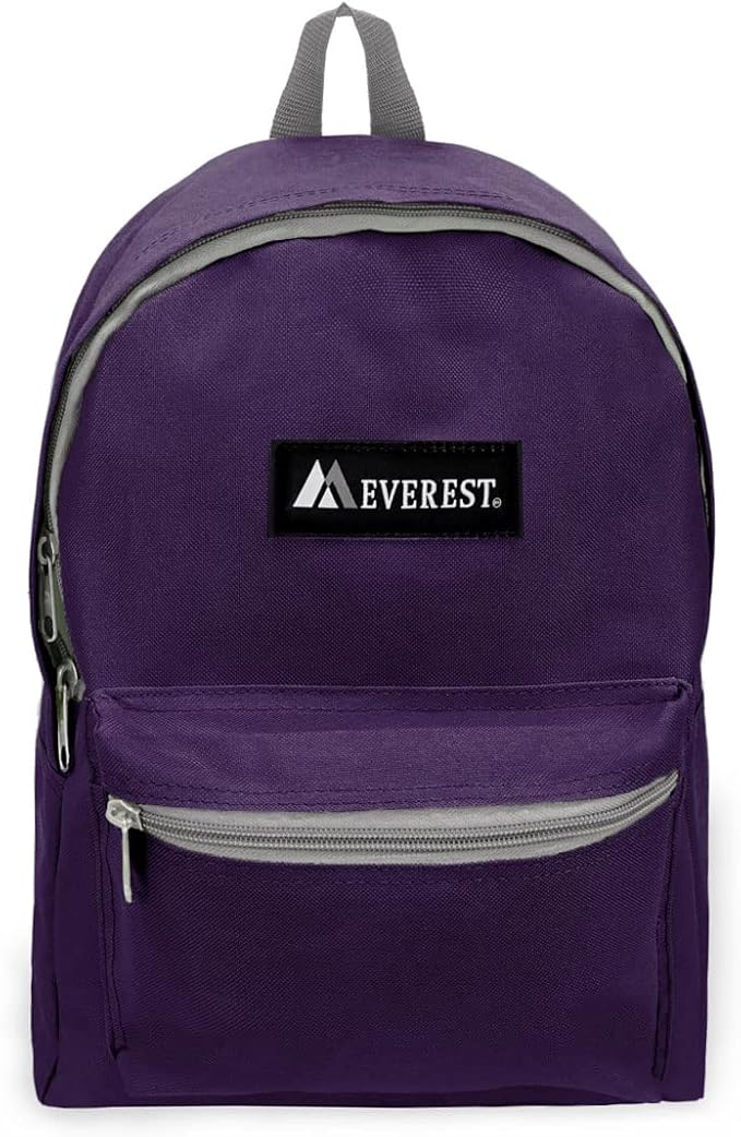 Everest 1045K Basic Backpack, 15", Eggplant Purple