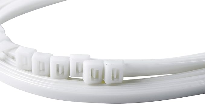 Gardner Bender 45-315 Cable Tie, 14 Inch., 75 lbs. Tensile Strength, Wire / Cord Management Industrial and Household Use, Nylon Zip Tie, 8 Pk., Natural
