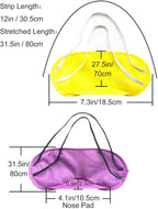 Eye Mask Sleep Masks Pack of 144 PorsMing Sleeping Mask Blindfold Eye Cover Team Building Games Party with Nose Pad and Adjustable Strap for Women Men Kids 4 Layers Colors (18 Color 144 Pieces)