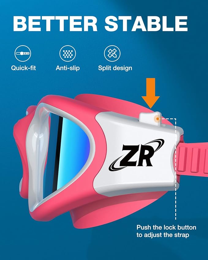 ZIONOR Swim Goggles, Upgraded G1 Polarized Swimming Goggles Anti-Fog for Adult Men Women