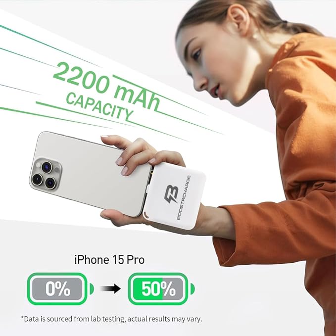 3-Pack Single-Use Emergency Phone Charger | Dead Phone? Just Plug in — No Cables Needed | Lightning | Pre-Charged | TSA-Approved