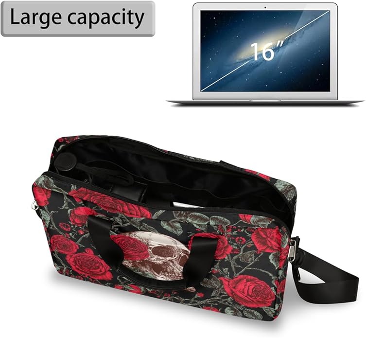 Cute Laptop Shoulder Bag for Women Men, Computer Laptop Bag Laptop Sleeve Case Laptop Satchel Briefcase Carrying Bag QA-1