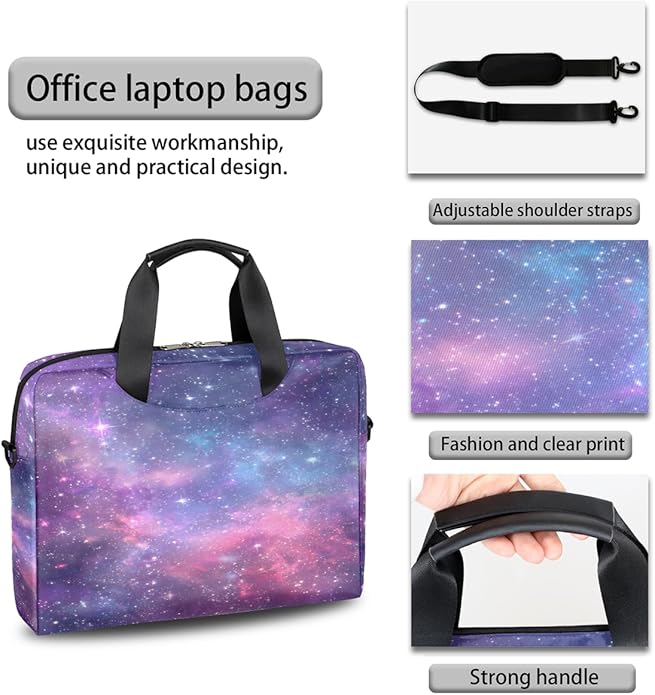 Cute Laptop Shoulder Bag for Women Men, Computer Laptop Bag Laptop Sleeve Case Laptop Satchel Briefcase Carrying Bag QA-1