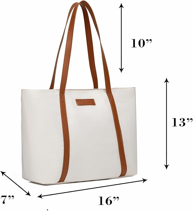BUG Lightweight Women Laptop Tote Bag for Work, Casual Handbag for Travel Beach College Teacher