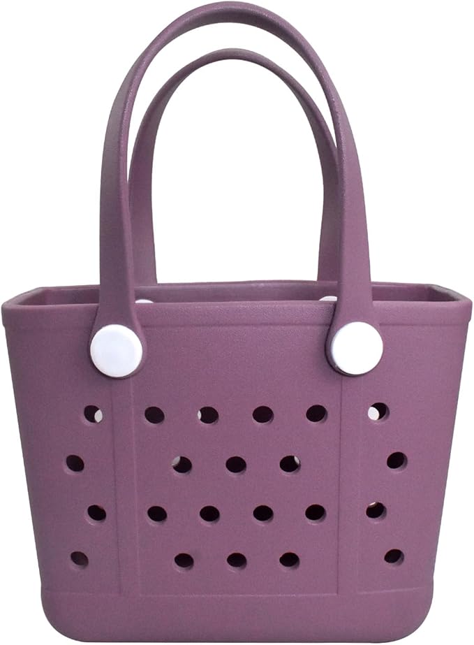 Lightweight Extra large Rubber Beach Bag Small mini Tote Bag for Gym Waterproof medium Open Handbag for Pool Sports