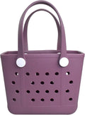 Lightweight Extra large Rubber Beach Bag Small mini Tote Bag for Gym Waterproof medium Open Handbag for Pool Sports