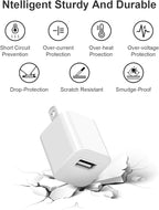 Fast Charger for Apple Watch Charger, Magnetic iWatch Charger to USB A Cable 3.3FT with USB A Wall Plug Adapter for Apple iWatch Series Ultra/10/9/8/7/6/SE/5/4/3/2 (White)