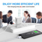 Adaptive Fast Charging Block USB Wall Charger Adapter Fits Samsung Galaxy S25/S24/S23/S22/S22 Ultra/S21/S20/S10/S9/S8/S7/Edge/Note 10 Quick Charge (White, 2 Pack)