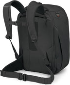 Osprey Sojourn Porter 30L Travel Backpack - Carry-On Compliant Luggage with StraightJacket Compression and Padded Laptop Sleeve - Durable Pack for International or Urban Travel, Black