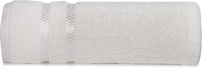 CASA COPENHAGEN Ember 12Pcs 100% Egyptian Cotton Designer Hand Towels Gift Set- Dark Grey,Light Grey,White,Black 600 GSM, 28"x16", 4Hand Towels for Bathroom Set for Women & Men